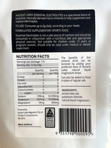 Ancient Lakes Essential Electrolytes, sugar free. Specially formulated for optimal skin hydration from the inside out.