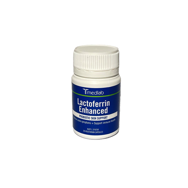 Medlab Lactoferrin Enhanced: Probiotic for Acne Prone Skin