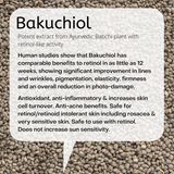 Chemical Free Vitamin C Serum + 1% Bakuchiol (retinol alternative)